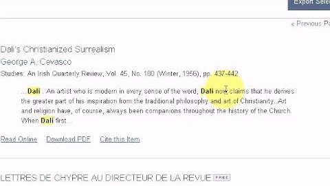Importing a Reference from JSTOR