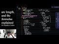 arc length, and the formulas explained (w/ examples of course)