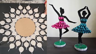 Amazing Home Deco Craft Ideas _ Diy Cardboard Nd Peanut Shell Using Room Decor _ Easy Decor
