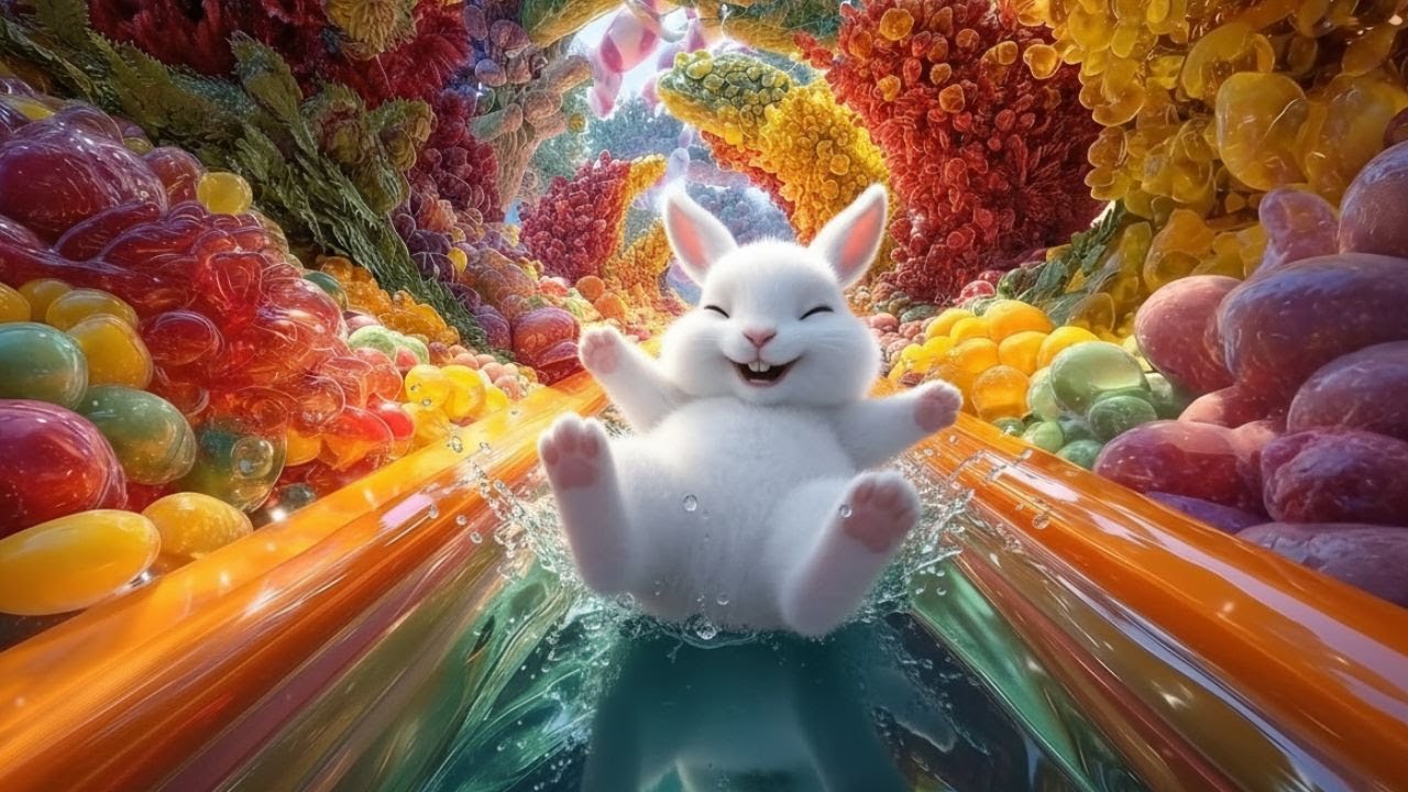 Which Fantastic Waterslide Would You Choose for Your Pet 🐶 Color ASMR Lab 🐈 AI ASMR for Relaxation