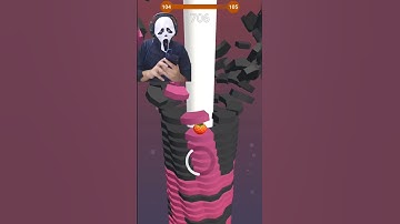 Stack Ball ghost gameplay Lvl 104 || Android / IOS Games #shorts #satisfyingvideo