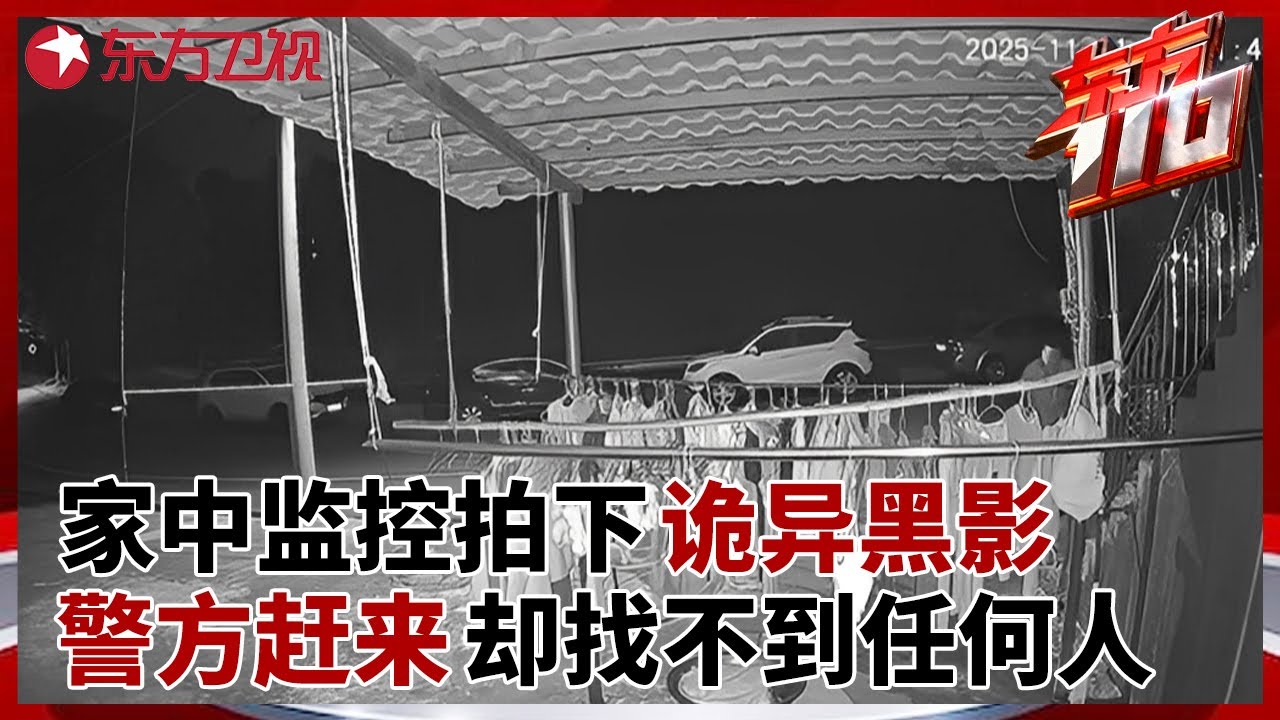 家中监控拍下诡异黑影, 警察到场后嫌疑人却“凭空消失”, 真相令人头皮发麻 #东方110 FULL