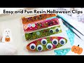Easy Halloween Hair Clips Ideas Resin for Beginners Resin Crafts Resin diy Epoxy Resin Projects
