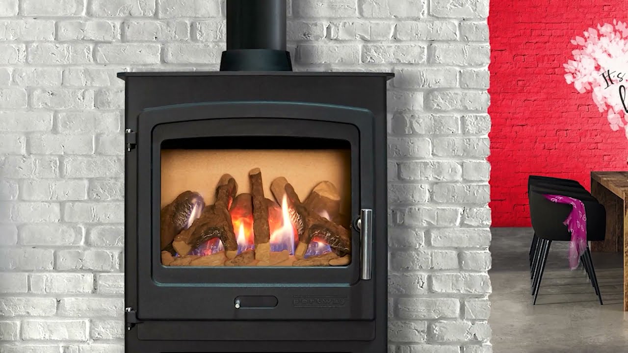 Portway P2 Contemporary Gas Stove - YouTube