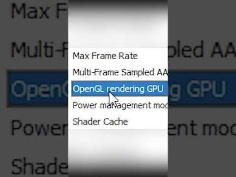 Nvidia Control Panel OpenGL rendering GPU | Optimize Nvidia Control Panel for Gaming and Performance
