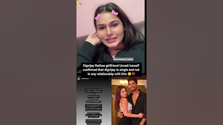 Digvijay Rathee girlfriend Unnati confirmed he is single #digvijayrathee #biggboss #biggboss18