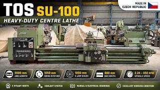 TOS (Czech Republic) SU-100 Heavy-Duty Lathe Machine | Swing Diameter 1050 mm × 3000 mm Job Length