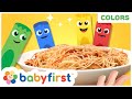 Toddler Learning Video | COLOR CREW MAGIC | Spaghetti & Meatballs for kids | BabyFirst TV