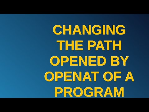 Unix: Changing the path opened by openat of a program using LD_PRELOAD