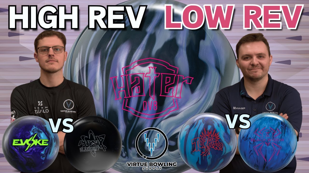 DV8 Hater Pearl | High & Low Rev Rate Comparison Ball Review - YouTube
