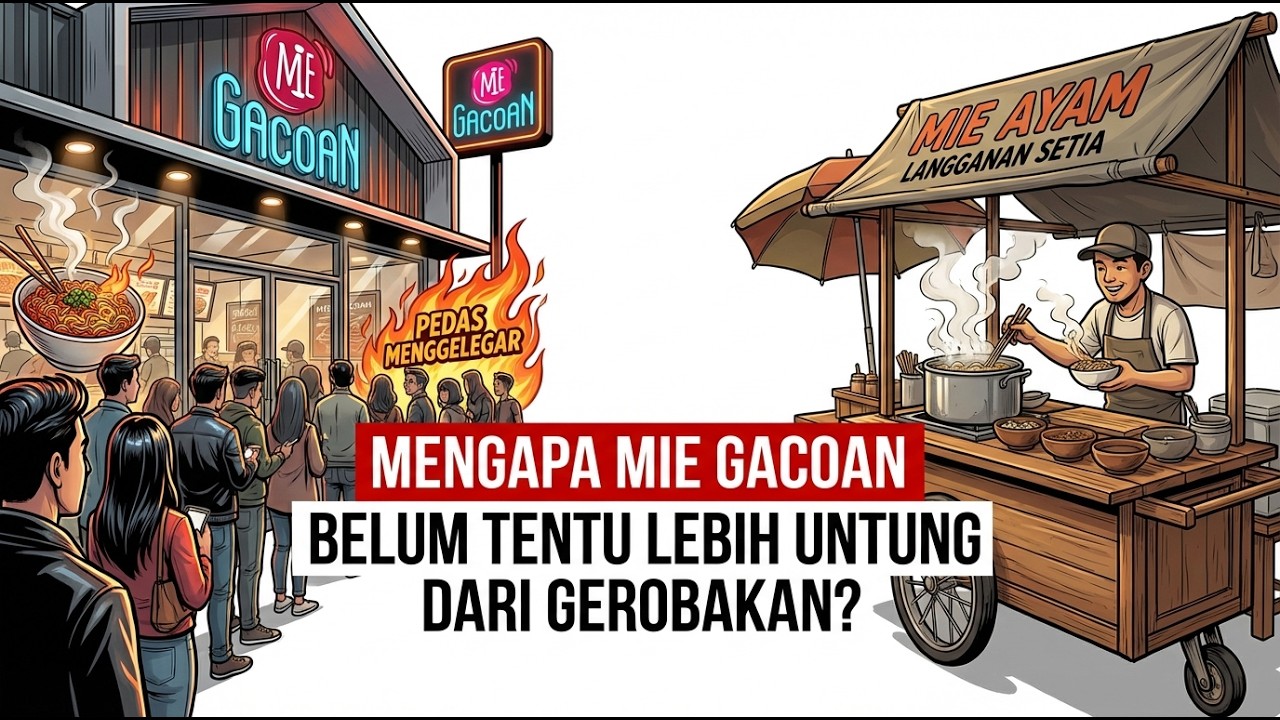 Mie Gacoan vs Mie Ayam Gerobakan: Mana yang Lebih Menguntungkan?