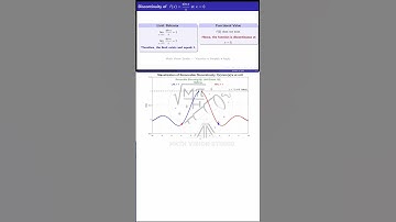 Removable Discontinuity Explained | sin(x)/x Limit Animation #calculus#discontinuityvision