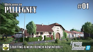 STARTING A NEW GREAT ADVENTURE in FRANCE | #01 PALLEGNEY | FS22 | PlayStation 5