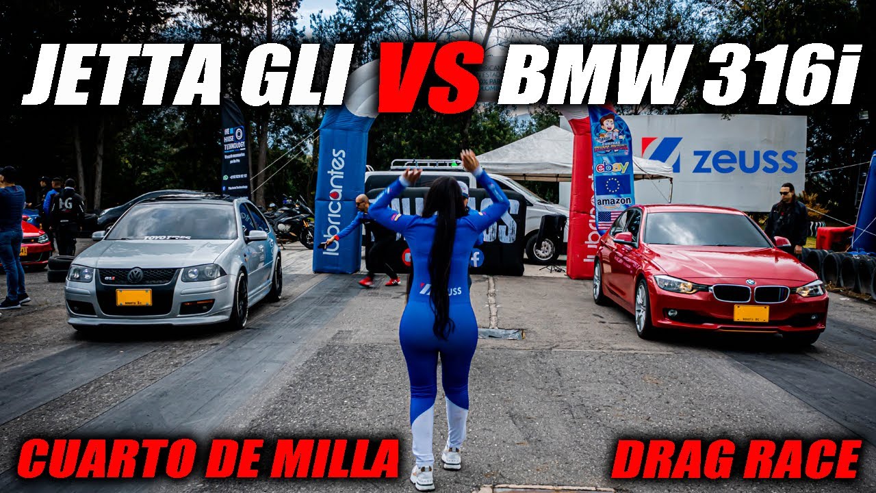 JETTA GLI VS BMW 316🔥Cuarto de Milla | Arrancones| Fullcars Drag Race ...