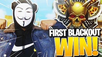 My First Win in Black Ops 4 Blackout FINALLY..