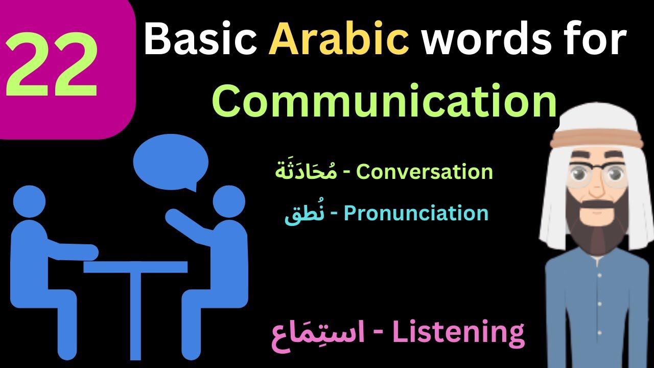 Arab Communication 22 ARABIC WORDS you need to know about communication | Arabic Learners ...