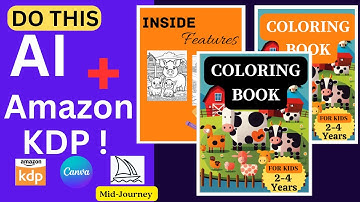 Create Unique AI-Generated COLORING BOOKS  for  KDP: Quick & Easy Tutorial.