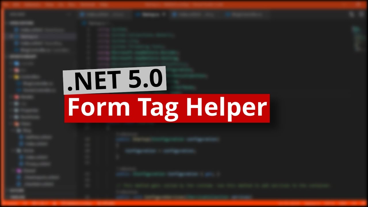 Tag .net Software .NET 5 | Form Tag Helper - YouTube