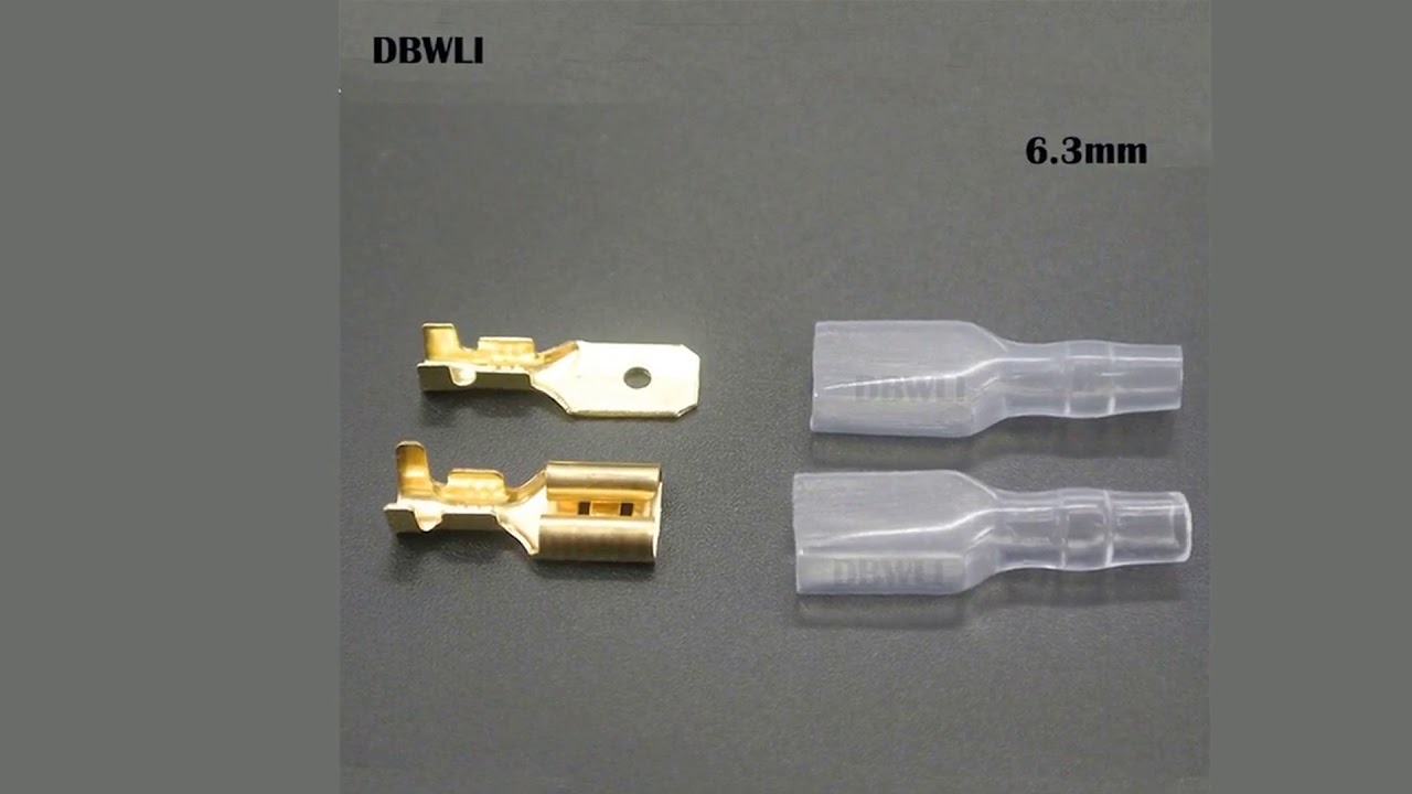 200 шт./50 пар, обжимные соединители для 22-16 AWG 0, 5 мм2-1, 5 мм2 2,8 мм 6,3 мм 4,8 мм