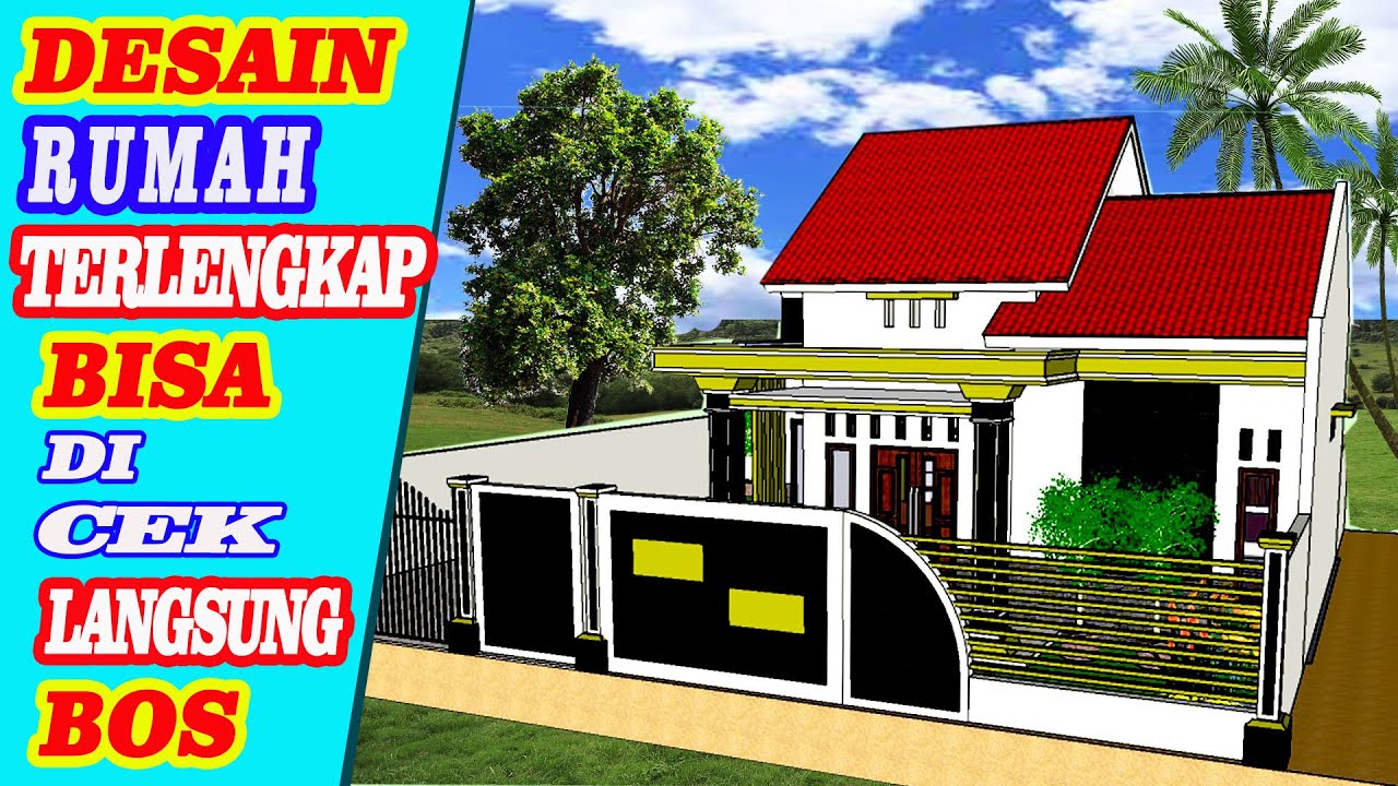 Desain Rumah Minimalis 10x7 m 2 Kamar Tidur YouTube