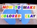 How to make colored clay for Pottery - A 6 Step Clay Coloring Guide