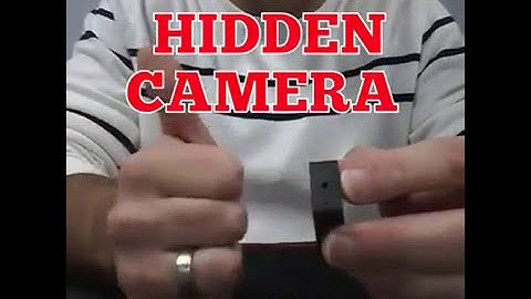 USB Mini Spy Camera DVR   SpySite - Hidden Camera Demo