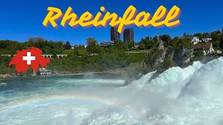 Rhine Falls (Rheinfall) Switzerland 🇨🇭 🌈 Europe’s Biggest Waterfall | 2024 Walking Tour 4K HDR