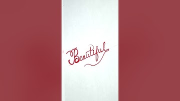 Beautiful #calligraphy #cursive #handwriting #ytshorts #ytviral #shortsfeed #shorts #viral #video