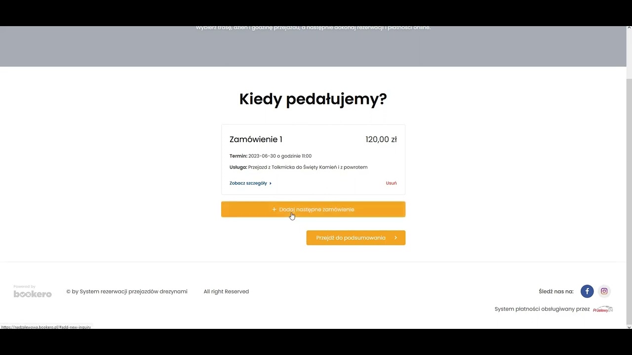 Rezerwacja kilku drezyn nadzalewowa.pl YouTube