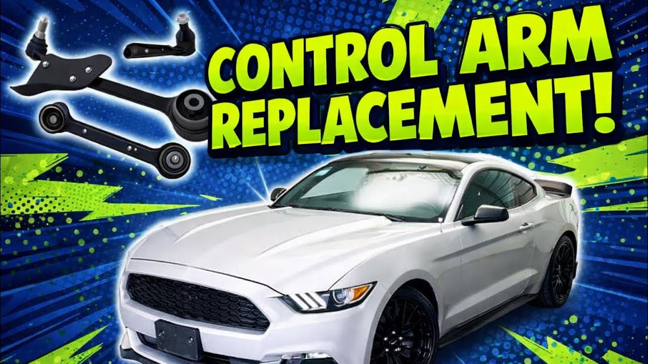 DIY How to Replacing Lower Control Arm's on a 2016 Ford Mustang #ford #mustang