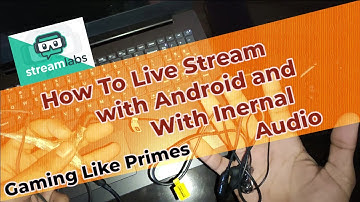 How to live stream from phone with internal audio and with Facecam.