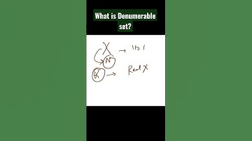 What is a Denumerable set? #shorts #trending #viral #set #learning #study #work #youtubeshorts