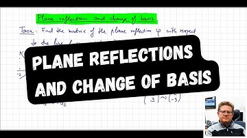 Plane reflections and change of basis