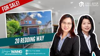 For Sale in Centrepointe 20 Redding Way Upgraded End-Unit Townhome