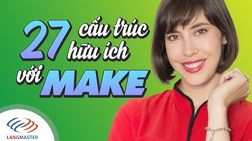 Langmaster - 27 Cấu trúc tiếng Anh hữu ích với MAKE [Học tiếng Anh giao tiếp hàng ngày #3]