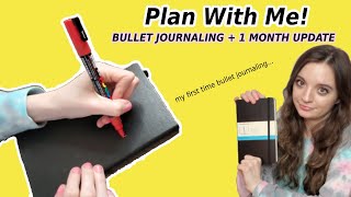 i tried BULLET JOURNALING + 1 Month Update