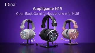 [Introducing] of Fifine AmpliGame H19 Open-back Gaming Headset for Extended Gaming Sessions.