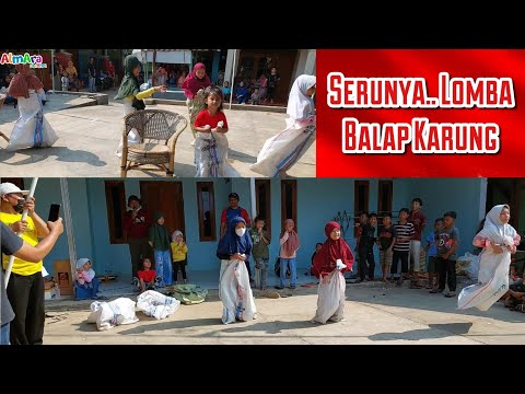 Almara Ikutan Lomba Balap Karung 🤣 Juara Nggak Ya ??