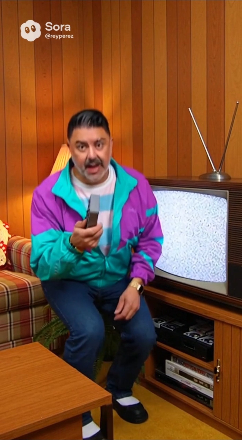 El Rey Rey in 1980s sitcom show #elreyrey210 #comedyvideos #aigen