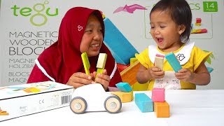 Afsheena Dapat Surprise Mainan Tegu Warna Warni Membuat Kreasi Mirip Ice Cream