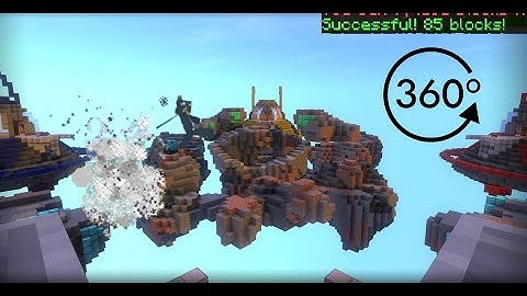 85 block fireball jump with 360s in bedwars. (World Record)