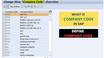 SAP Company Code