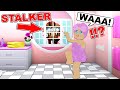 I Caught My Creepy Neighbour STALKING Me In Bloxburg.. (Roblox)