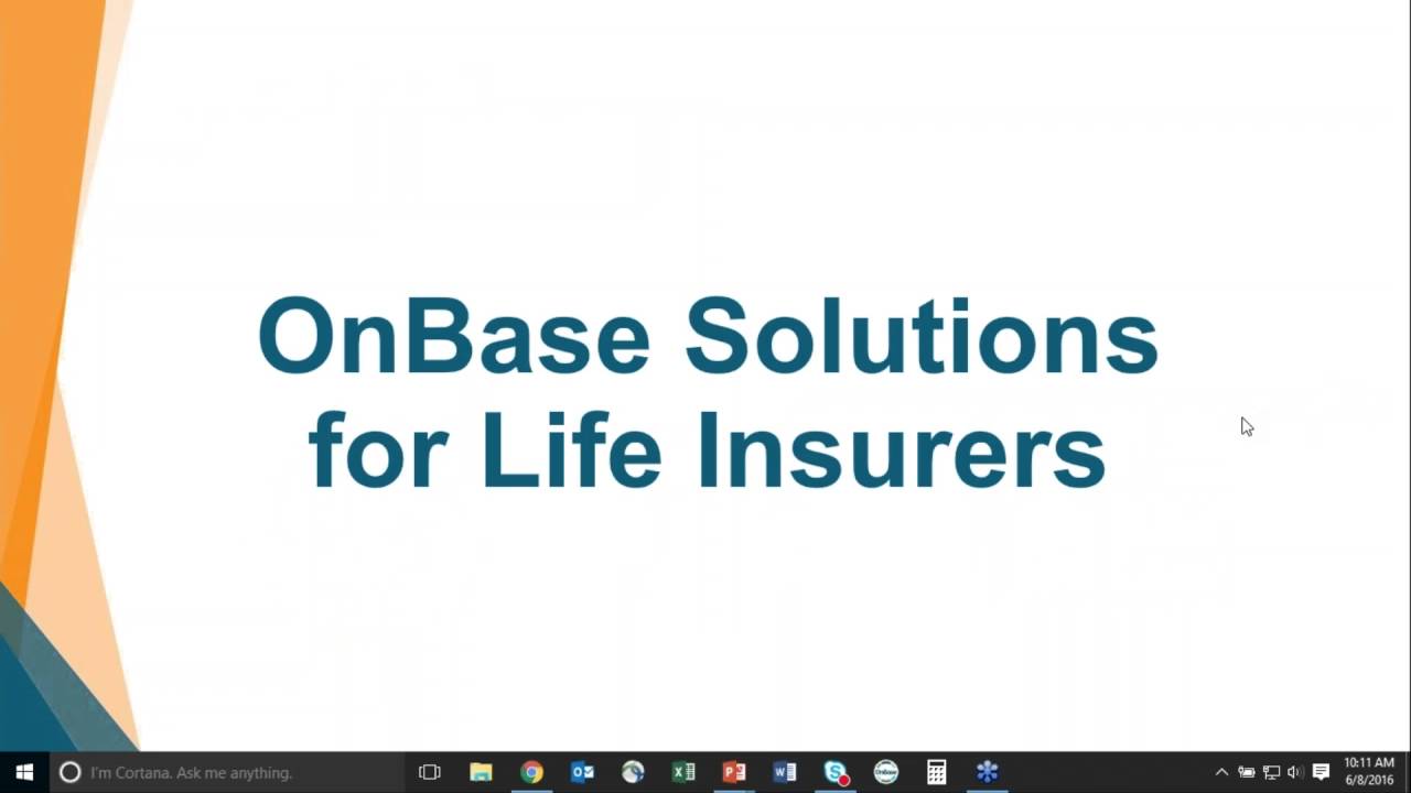 Enterprise Document Management for the Life Insurance Industry - Key Strategies