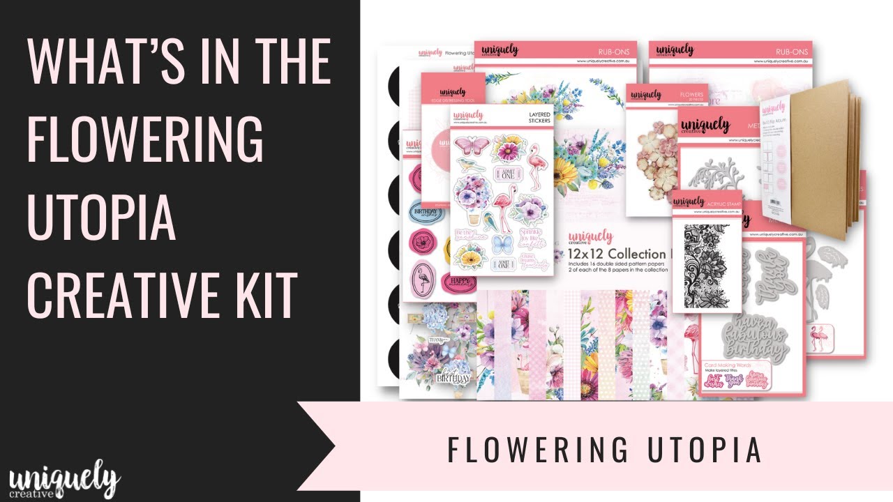 Flowering Utopia Creative Kit - YouTube