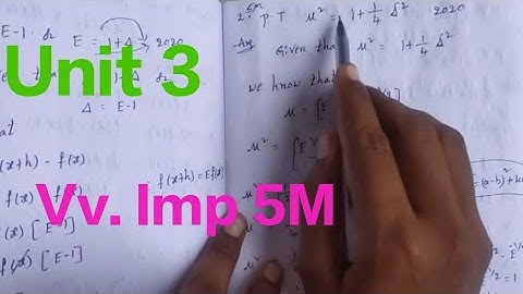 Degree 3rd year 6th semester Numerical Analysis unit 3 problems