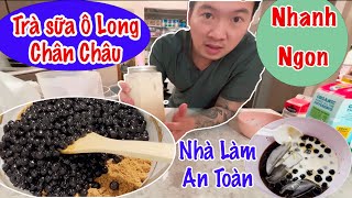 Top 5 cách làm trà sữa olong trân châu đường đen đặc sắc nhất năm 2022