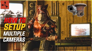 HOW TO SETUP MULTIPLE SECURITY CAMERAS / COMPUTER STATION | RUST