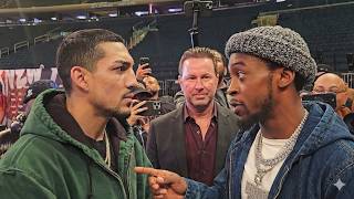 Keyshawn Davis CONFRONTS Teofimo Lopez in Heated Exchange
