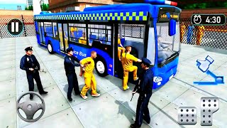 City Police Bus Drive: Jail Prisoner Transport Game - Android IOS Gameplay screenshot 2